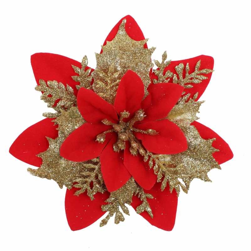Artificial Christmas Flower Head