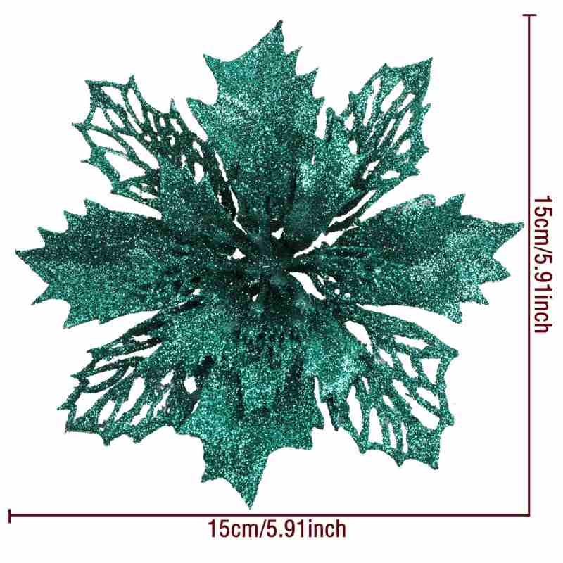 Artificial Christmas Flower Head Wholesale