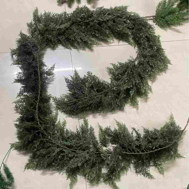 1.5m-2.7m cypress Christmas ornaments in the shape of rattan