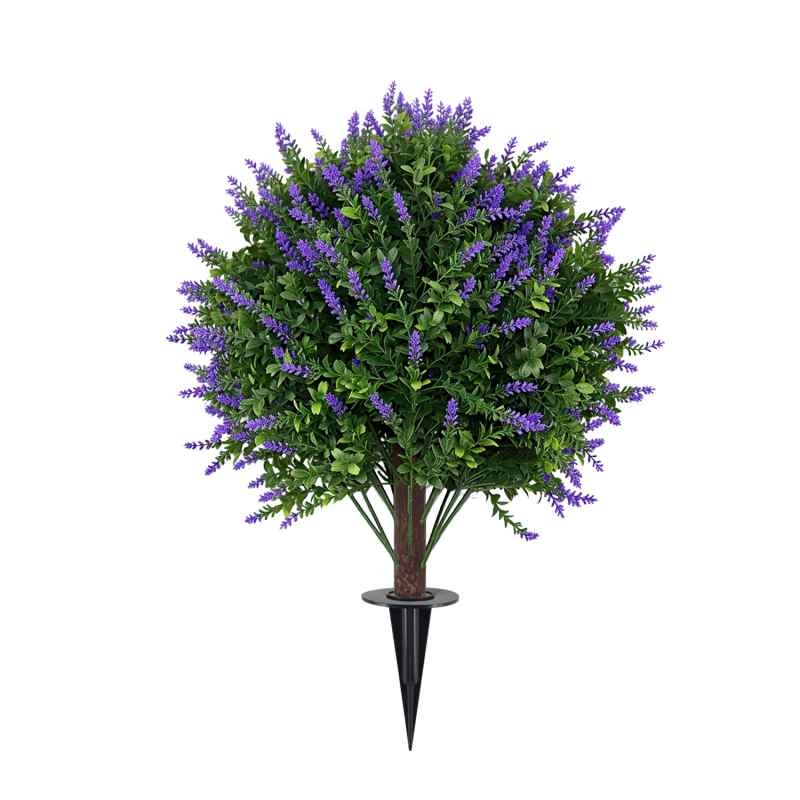 60cm Artificial lavender planted in the ground