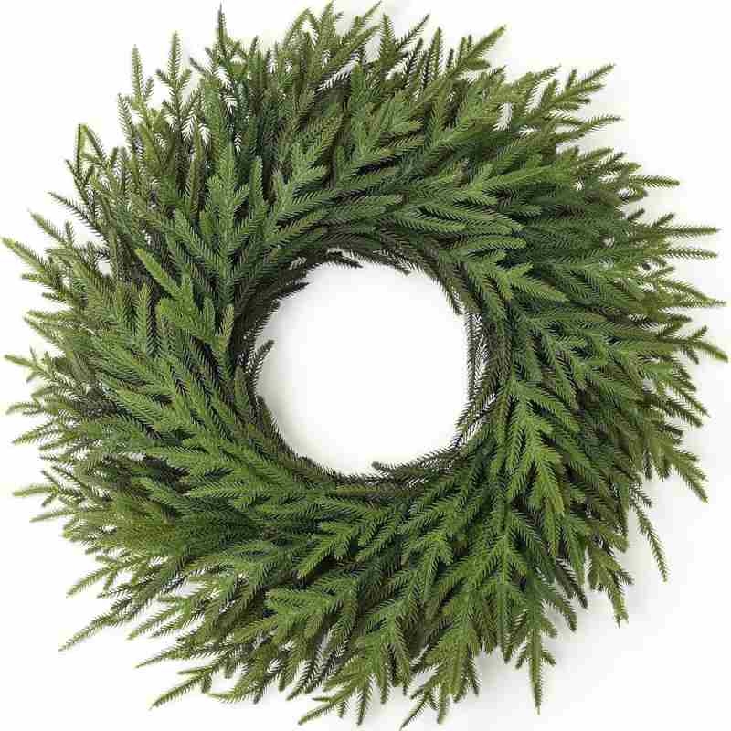 60cm Artificial Norfolk Island Pine‌ Wreath