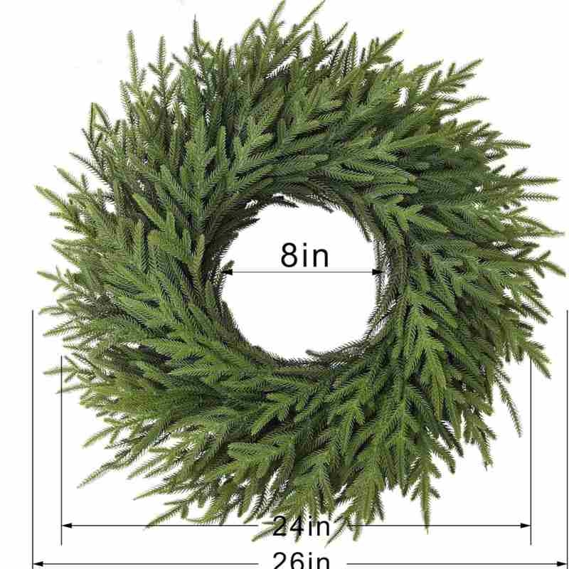 60cm Artificial Norfolk Island Pine‌ Wreath