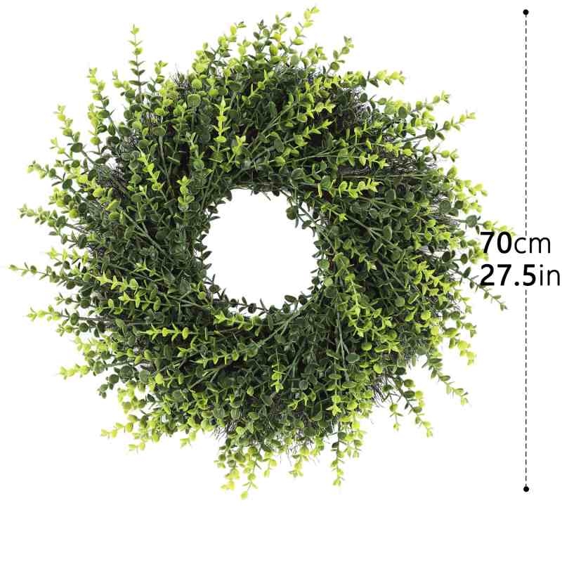 Simulated Eucalyptus Wreath