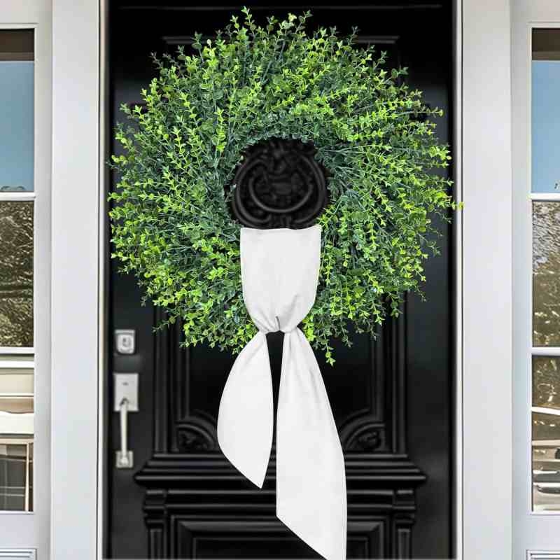 Simulated Eucalyptus Wreath Wholesale