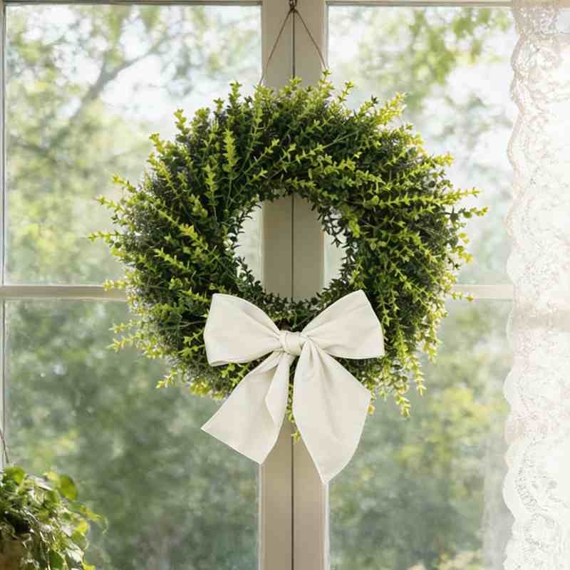 Simulated Eucalyptus Wreath Wholesale