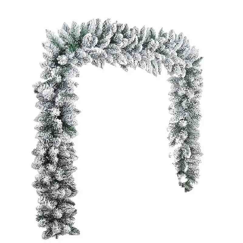 180-270cm flocked vine-shaped artificial Christmas pine tree