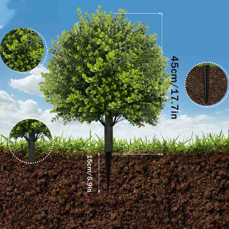 60cm simulated eucalyptus that can be planted in the ground