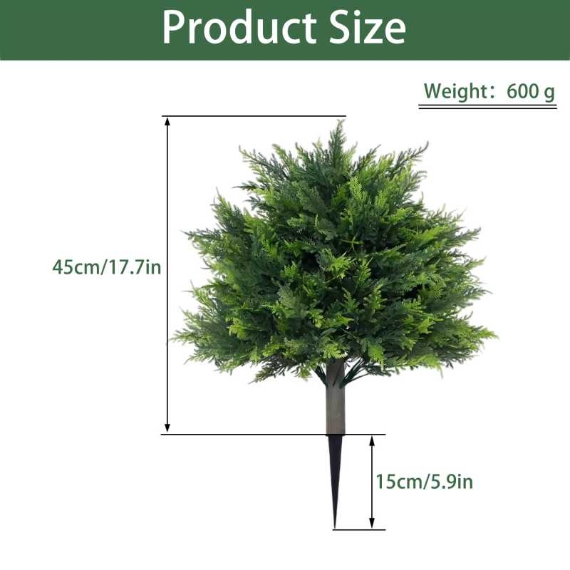 60cm artificial pine that can be planted in the ground