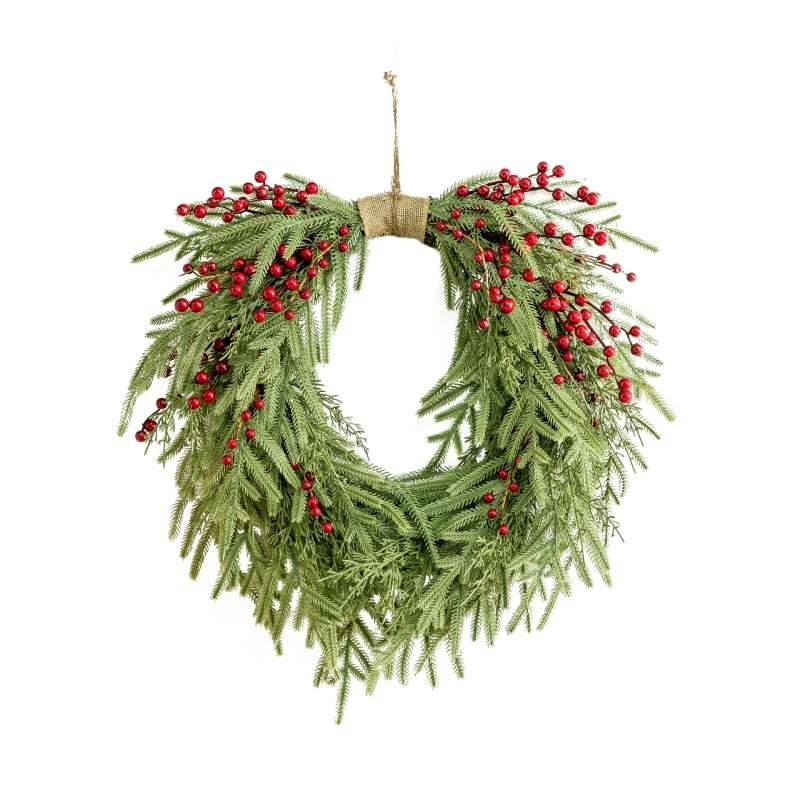 60cm Simulated Pine Branch Christmas Wreath