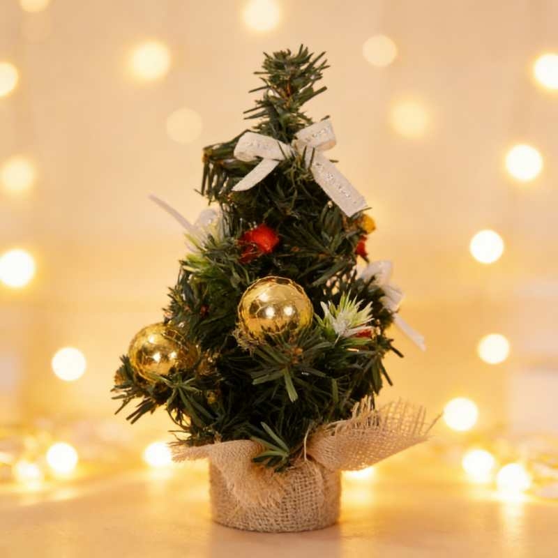 Artificial mini Christmas tree ornament
