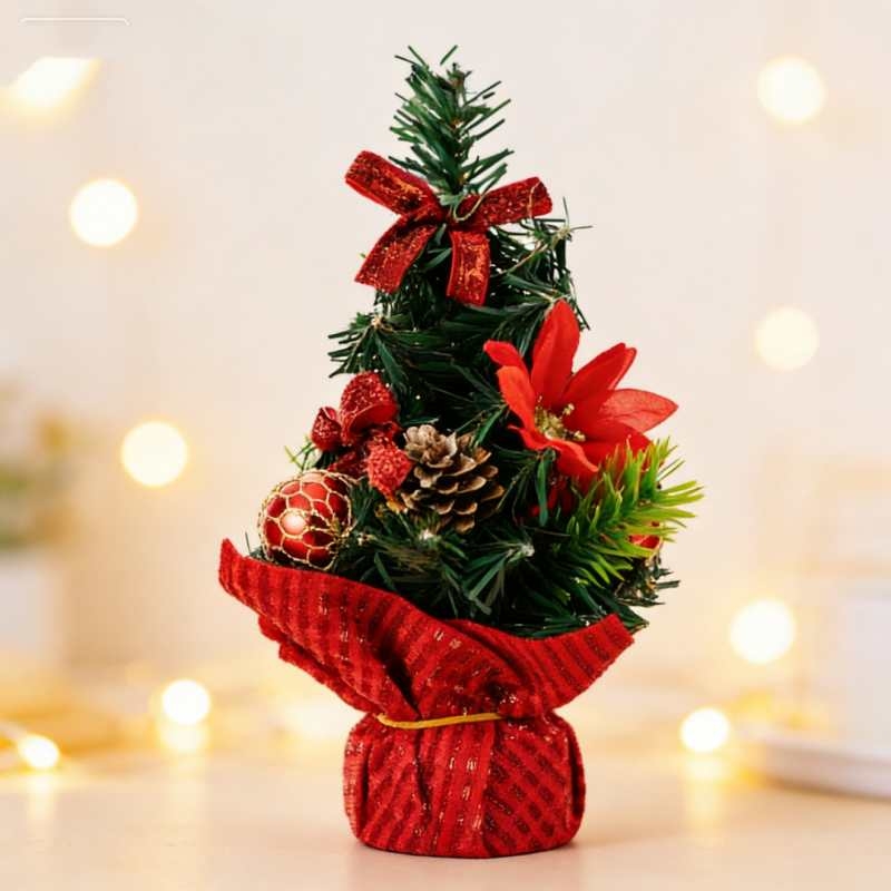Artificial mini Christmas tree ornament