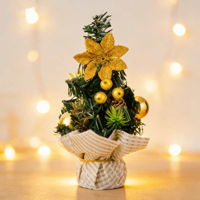Artificial mini Christmas tree ornament