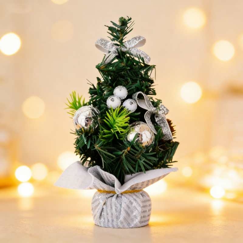 Artificial mini Christmas tree ornament