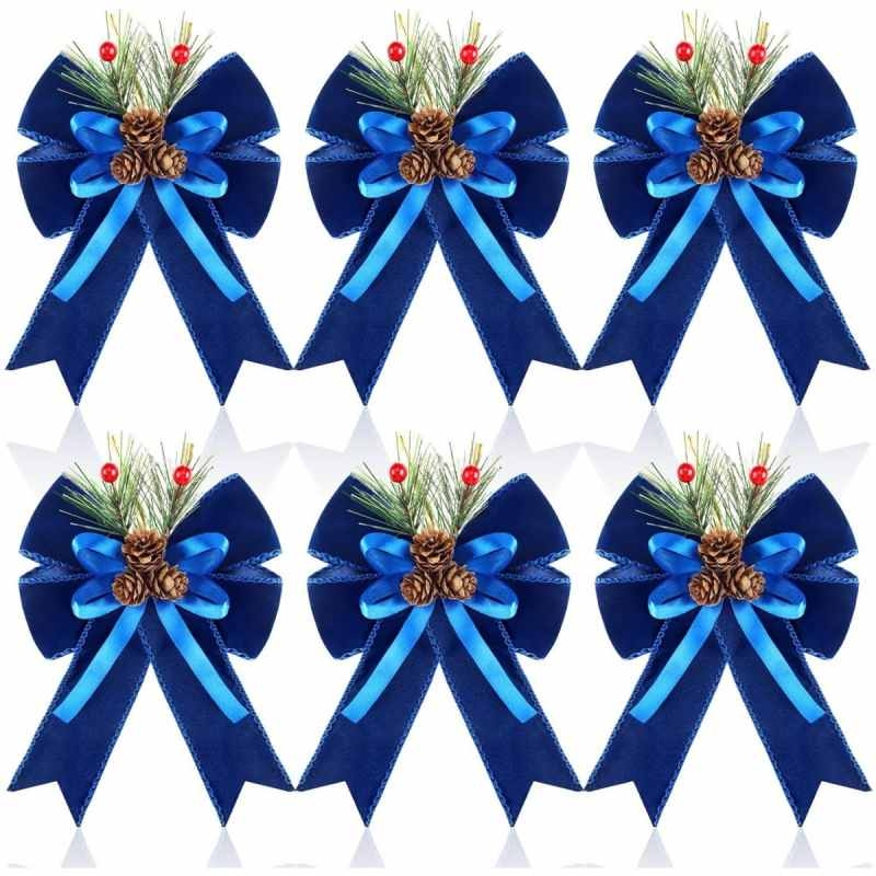 Christmas colorful bows