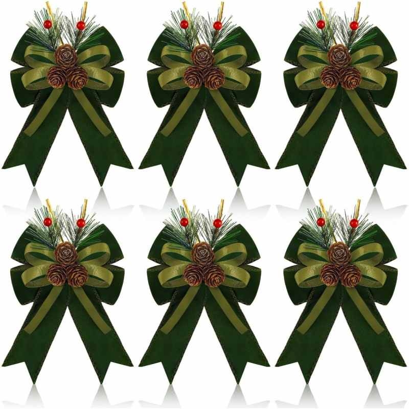 Christmas colorful bows