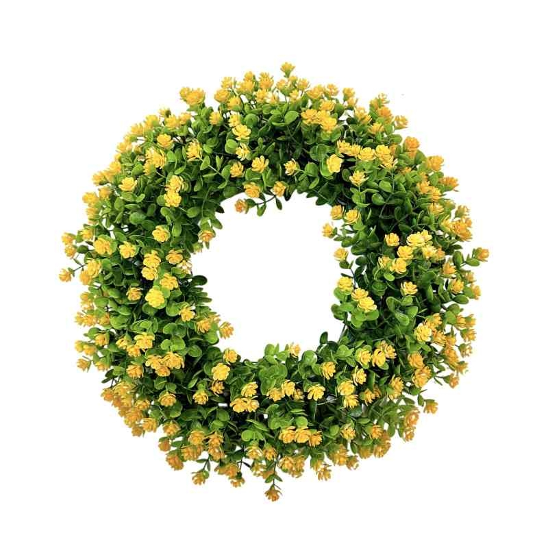 Wholesale of simulated eucalyptus wreaths