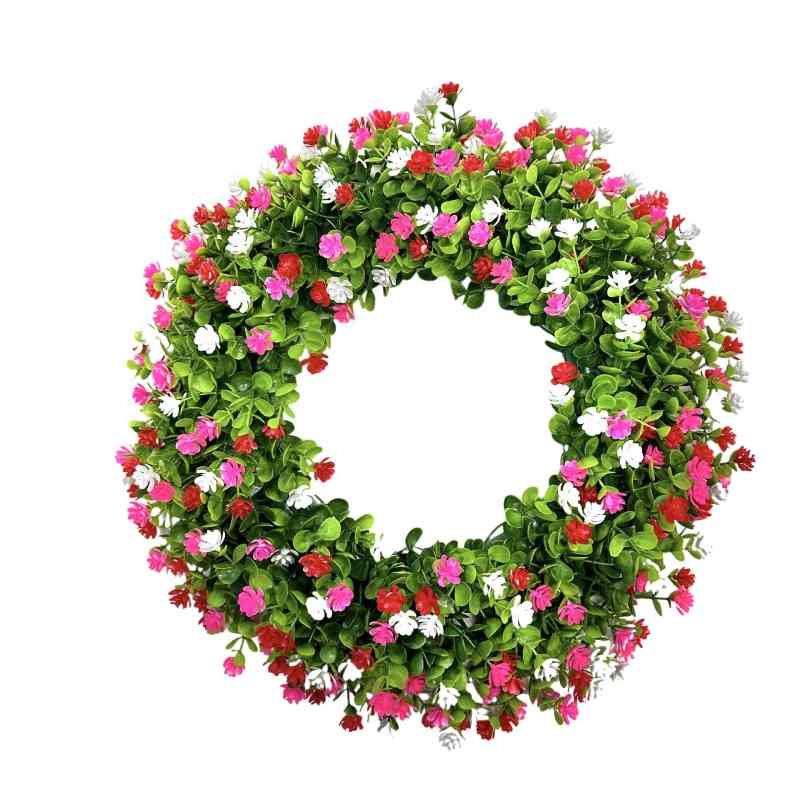 Wholesale of simulated eucalyptus wreaths