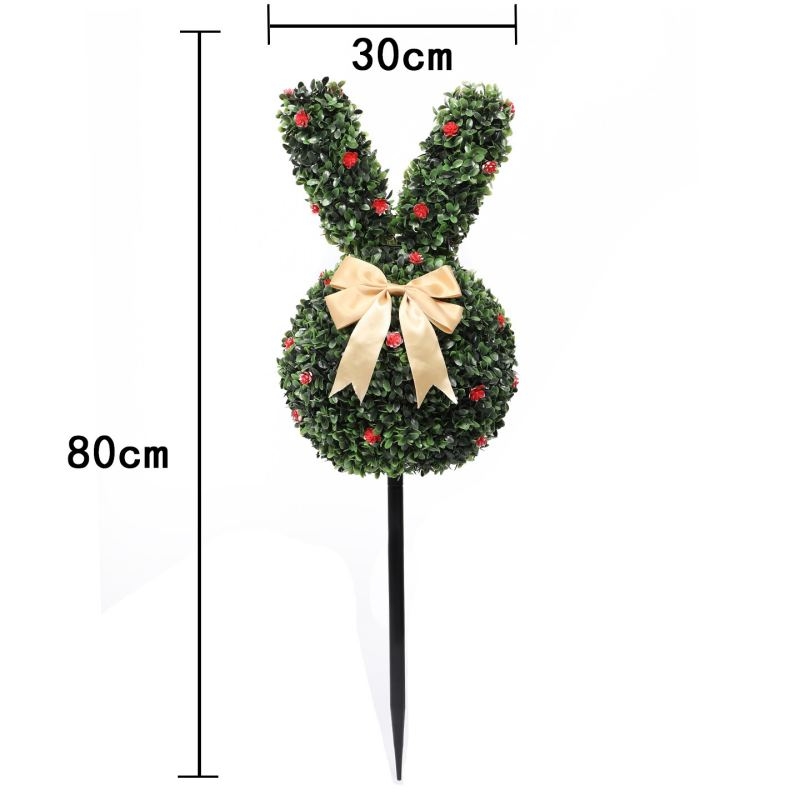 Rabbit-shaped artificial plants for planting