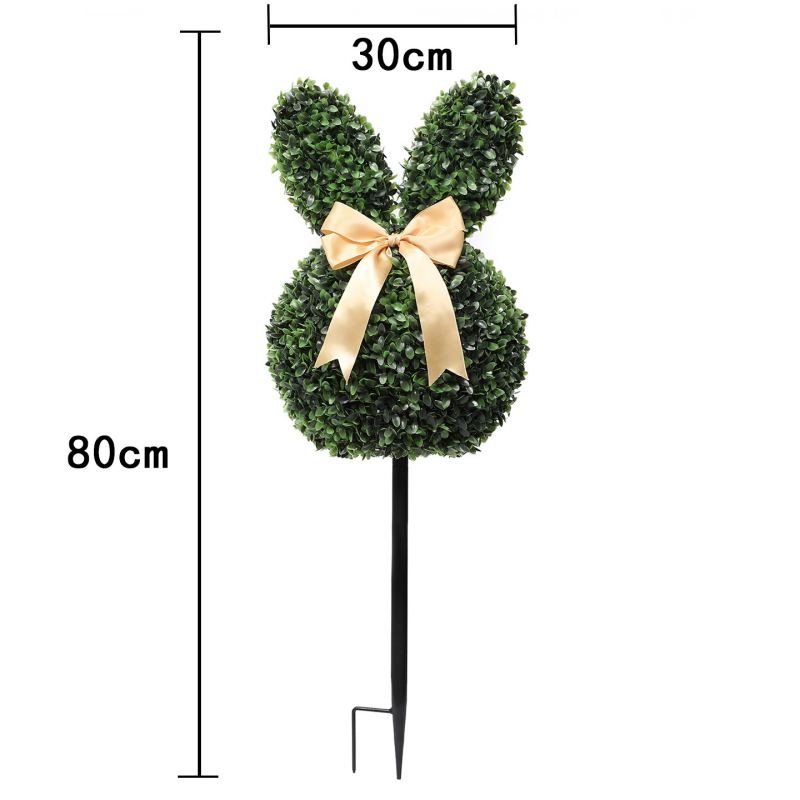 Rabbit-shaped artificial plants for planting