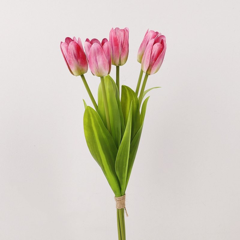 Simulated Soft-feel coated cloth tulip