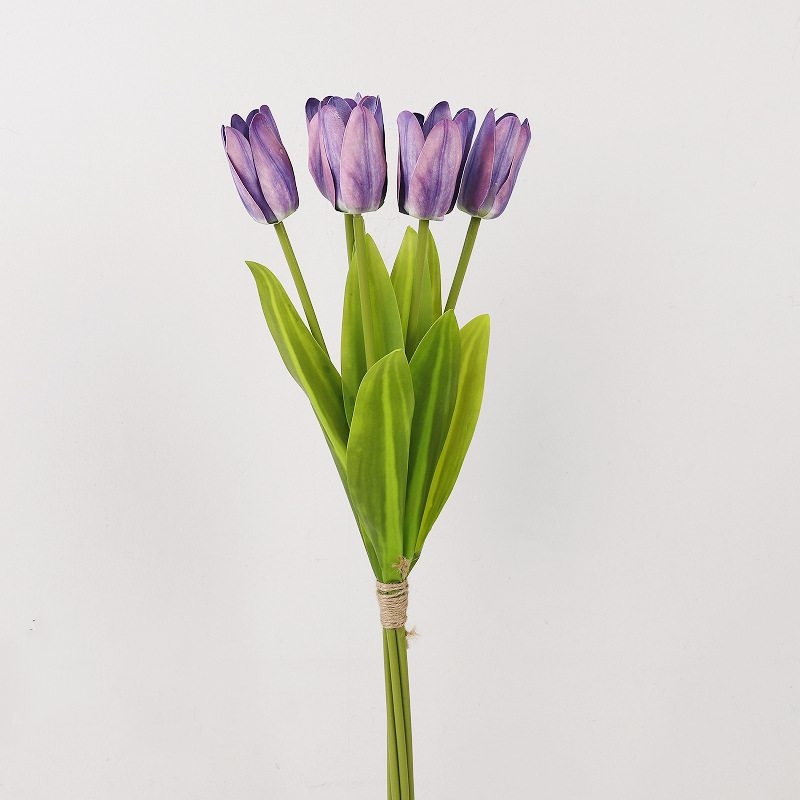 Simulated Soft-feel coated cloth tulip
