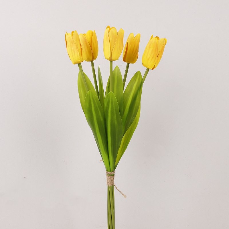 Simulated Soft-feel coated cloth tulip