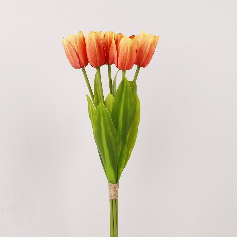 Simulated Soft-feel coated cloth tulip
