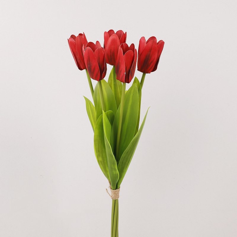 Simulated Soft-feel coated cloth tulip
