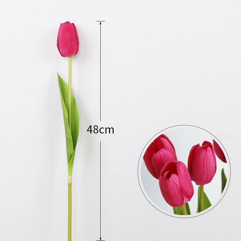 Hand-feeling moisturizing simulated tulip wholesale