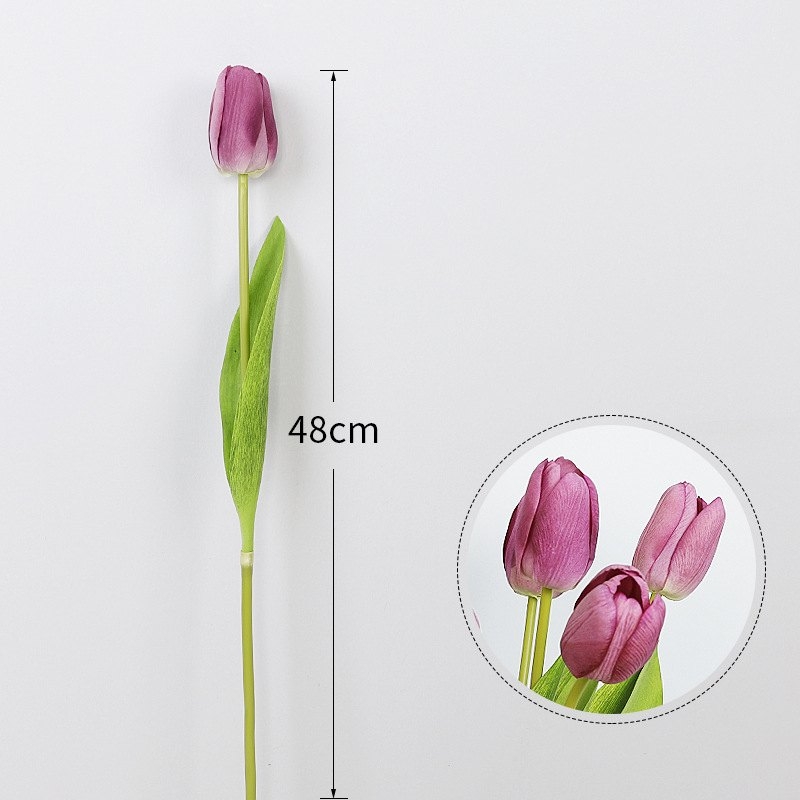 Hand-feeling moisturizing simulated tulip wholesale