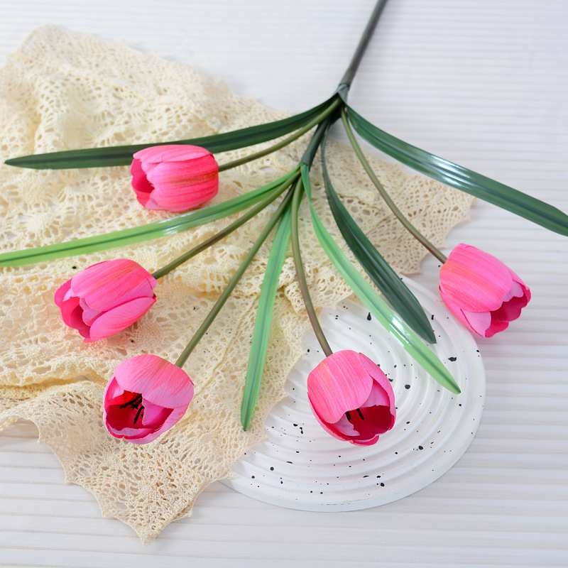 Simulated five-headed tulip wholesale