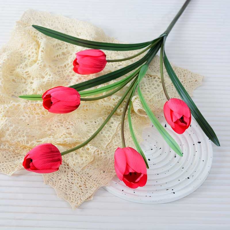 Simulated five-headed tulip wholesale