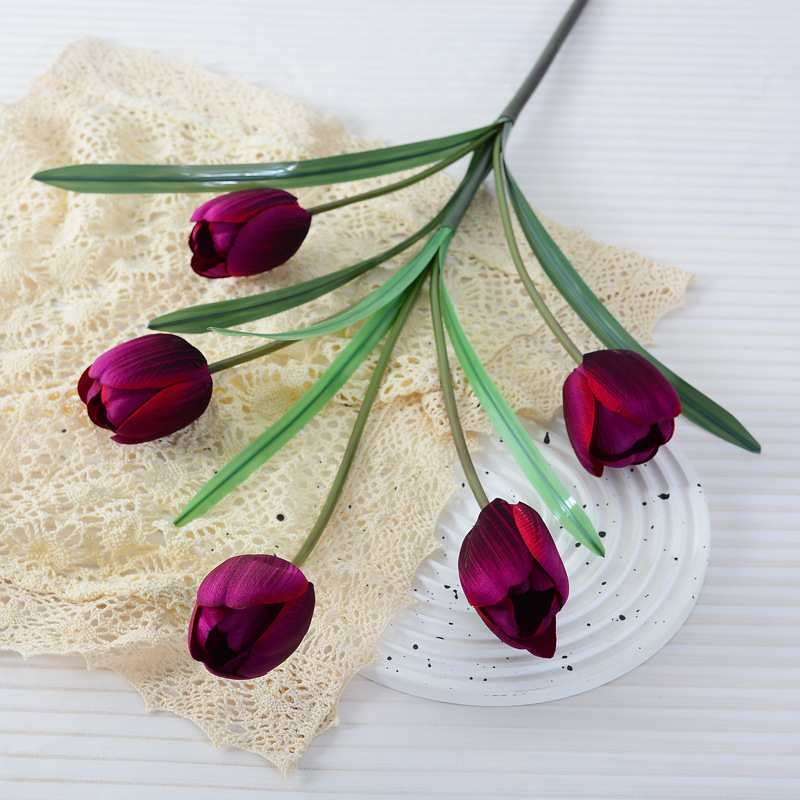 Simulated five-headed tulip wholesale