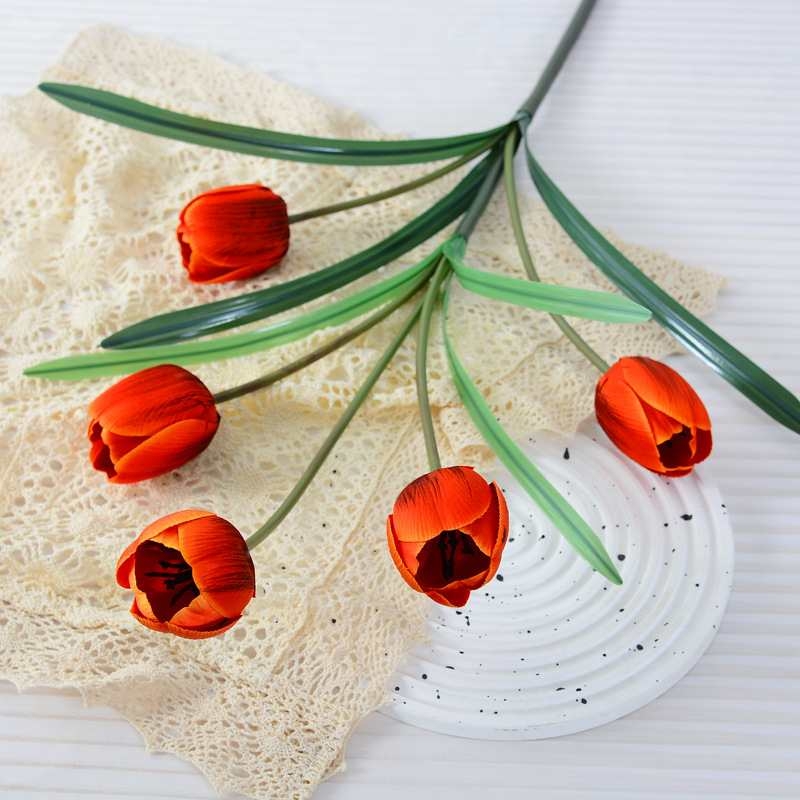 Simulated five-headed tulip wholesale