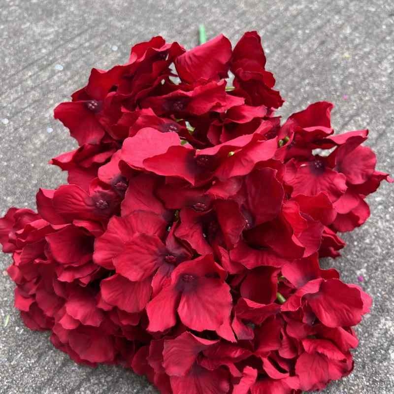 Silk hydrangea bouquet