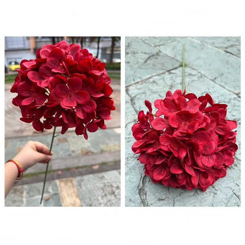 Wholesale of silk hydrangea flowers