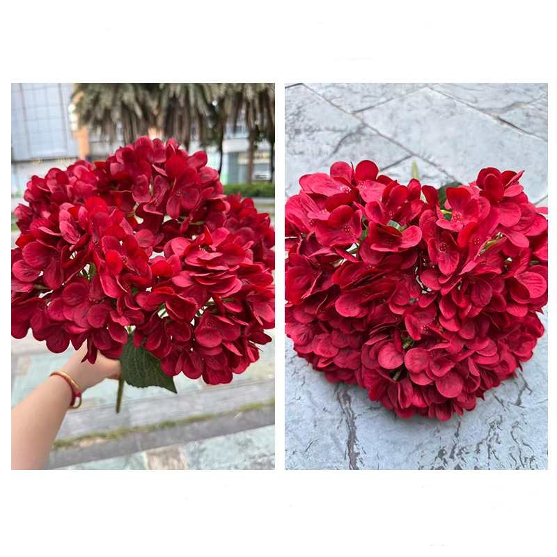 Artificial hydrangea with 5 flower heads