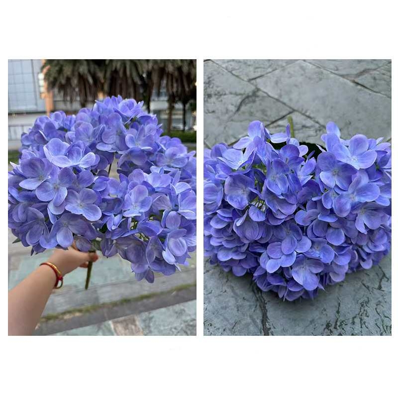 Artificial hydrangea with 5 flower heads
