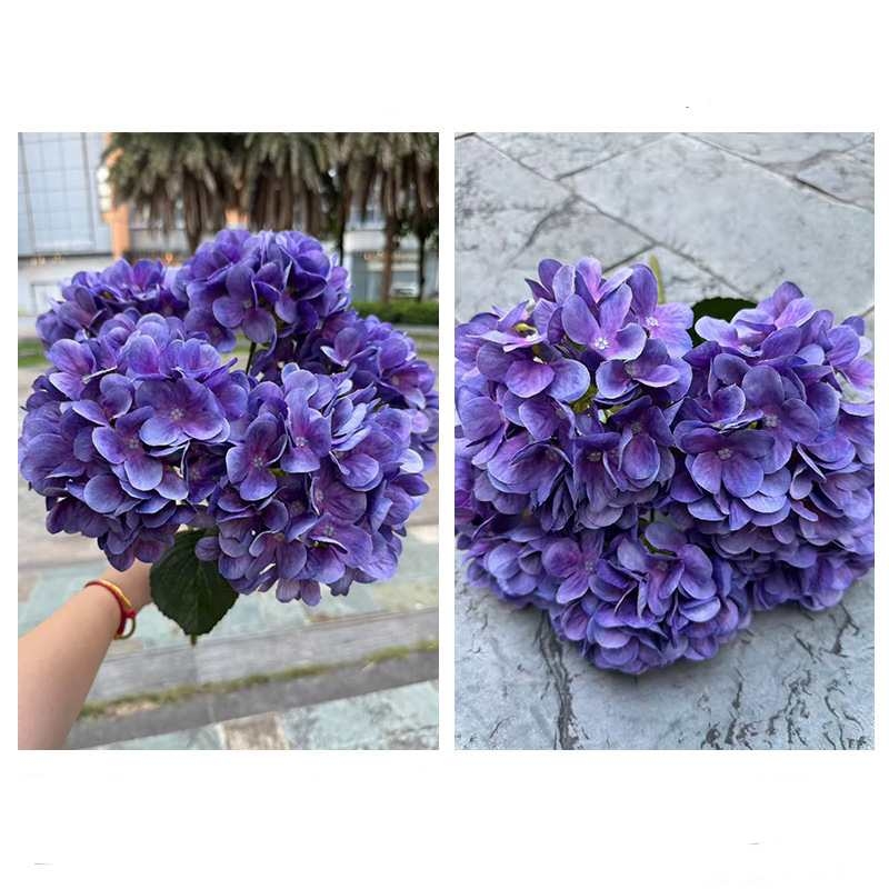 Artificial hydrangea with 5 flower heads