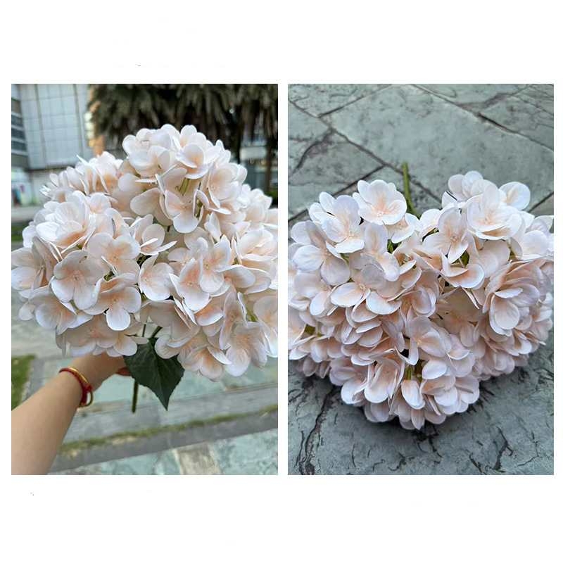 Artificial hydrangea with 5 flower heads