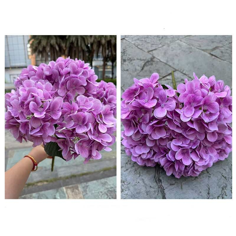 Artificial hydrangea with 5 flower heads
