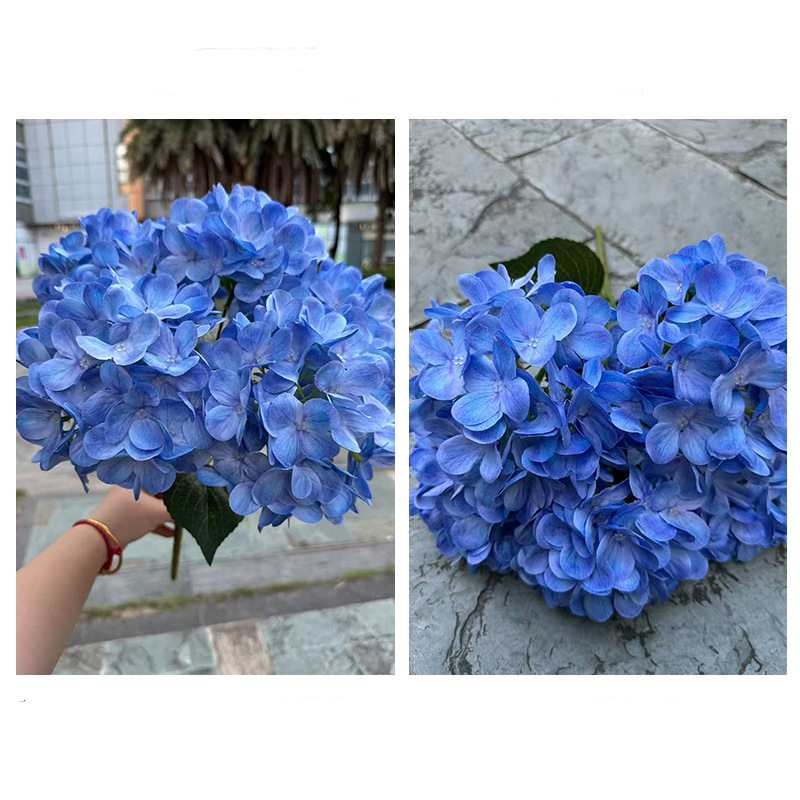 Artificial hydrangea with 5 flower heads