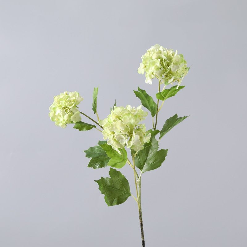 Hand-feel moisturizing artificial hydrangea flowers
