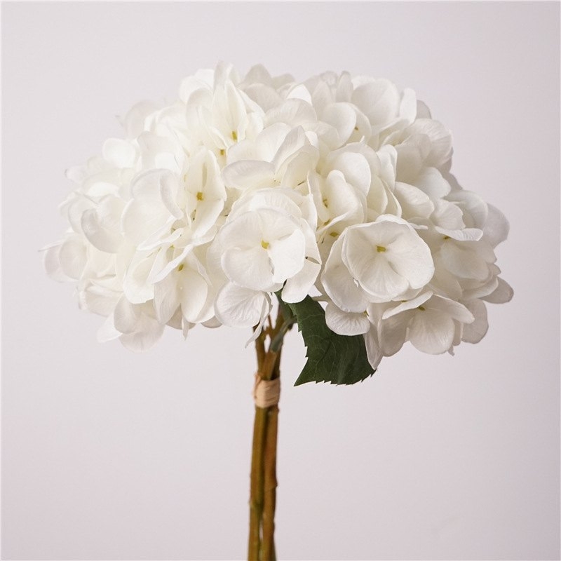 Hand-tied silk hydrangea