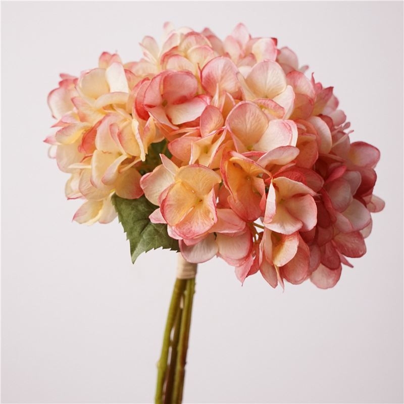 Hand-tied silk hydrangea