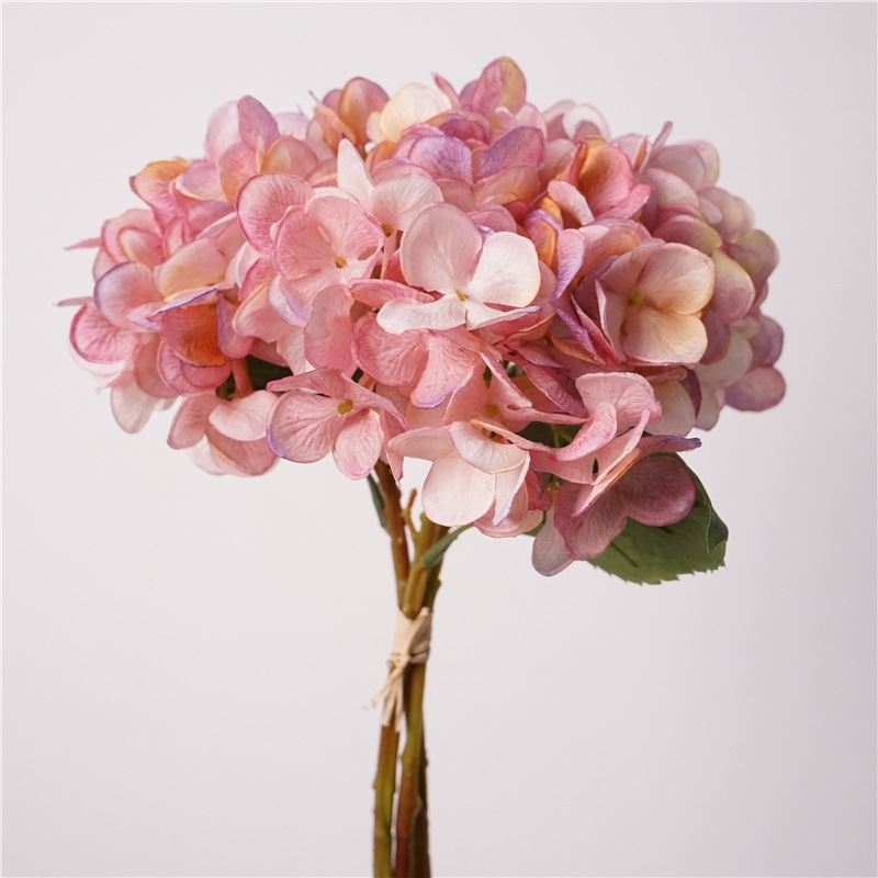 Hand-tied silk hydrangea