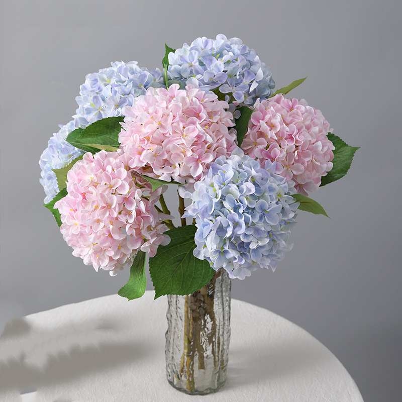 Vibrant Colors Artificial Hydrangea Flowers