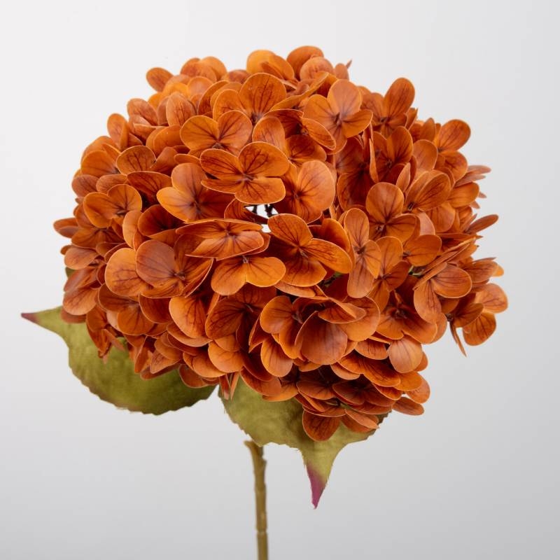 Soft-touch silicone artificial hydrangea flowers