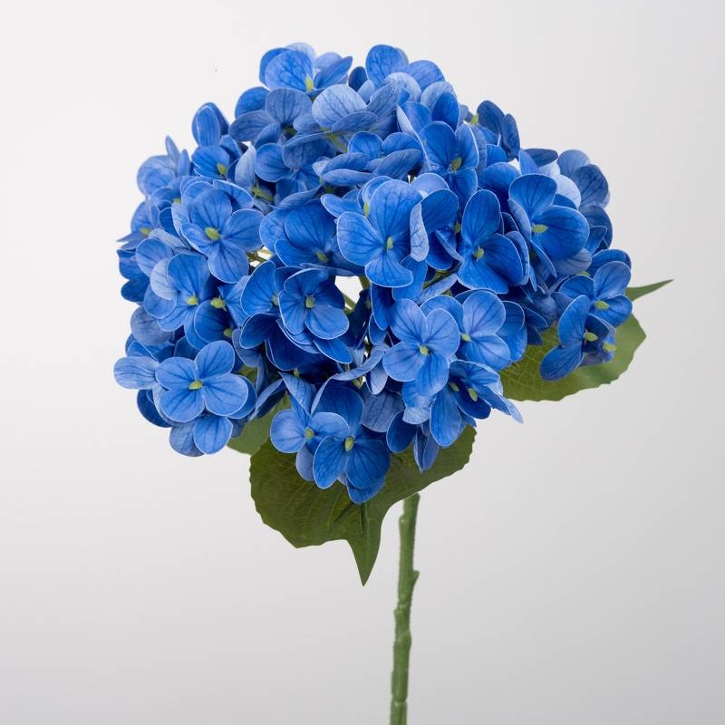 Soft-touch silicone artificial hydrangea flowers