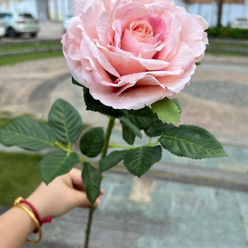 Hand-feeling moisturizing simulated rose
